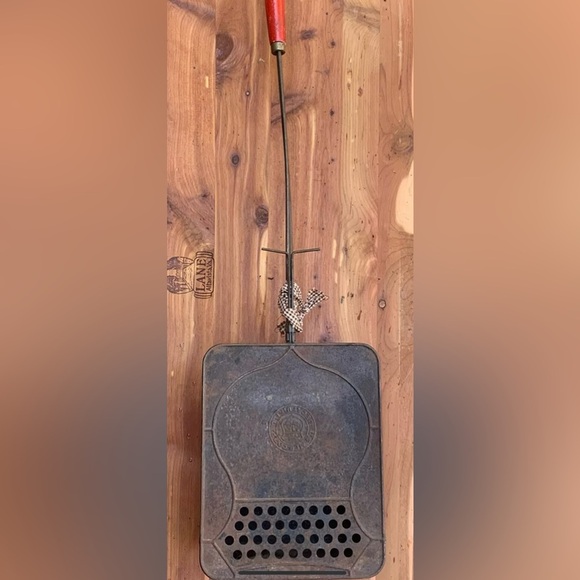 Vintage US MFG. CORP. Decatur, ILL 1940s Popcorn Popper, Stove Or Campfire - Picture 1 of 10